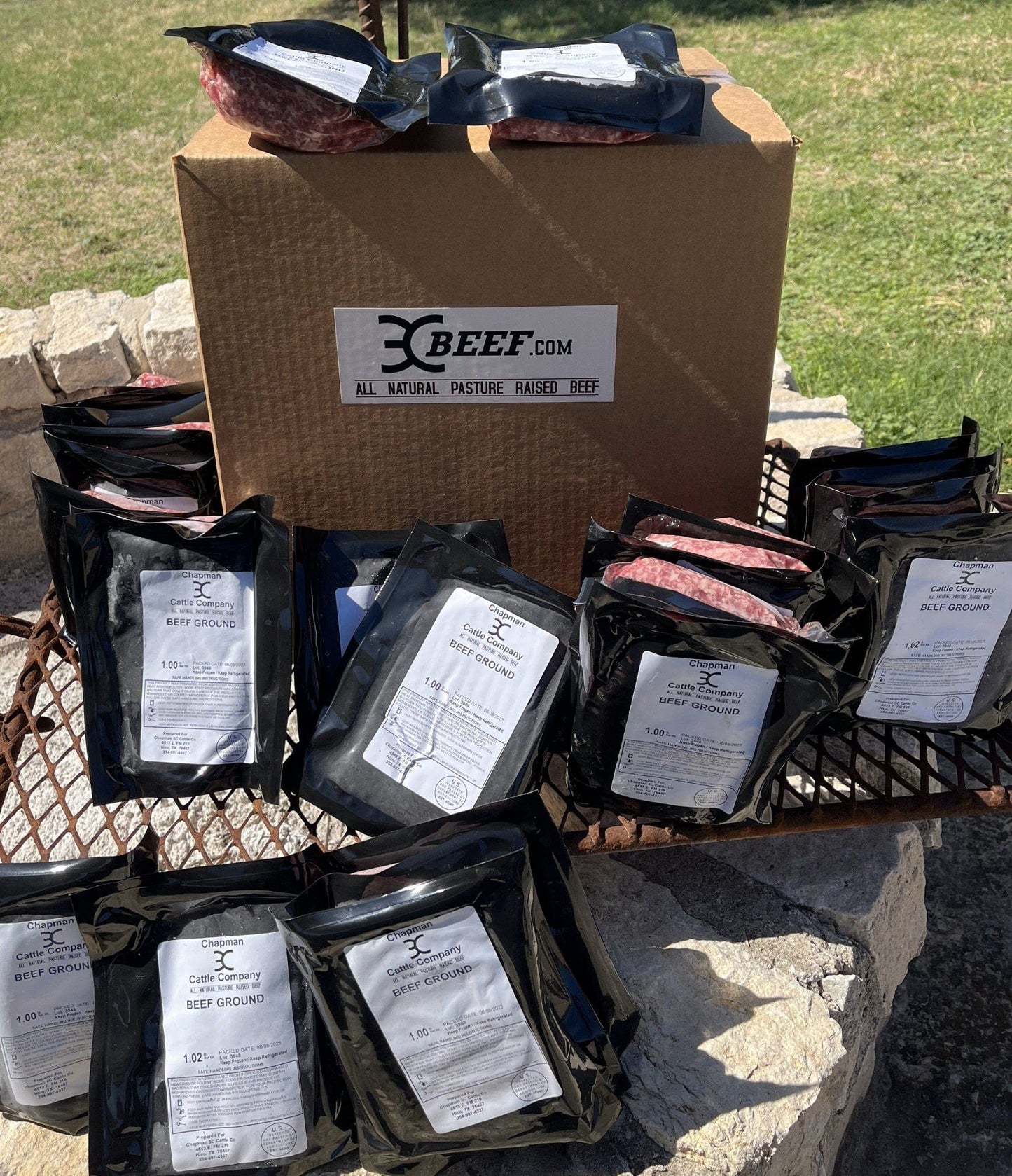 3C All Natural Ground Beef Box